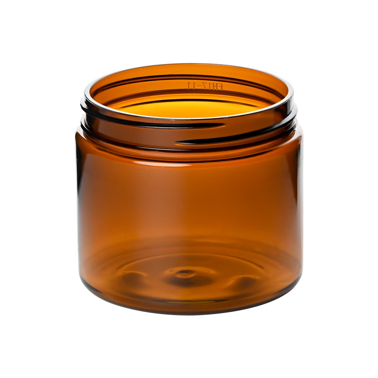 3 oz Amber PET Straight Sided Jars 58-400 Neck Finish