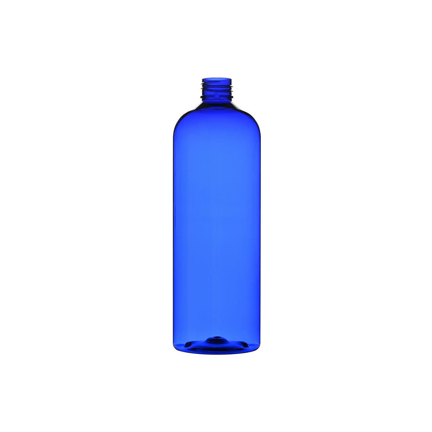 16 oz PET Cosmo Round Bottle 24-410 Neck Finish