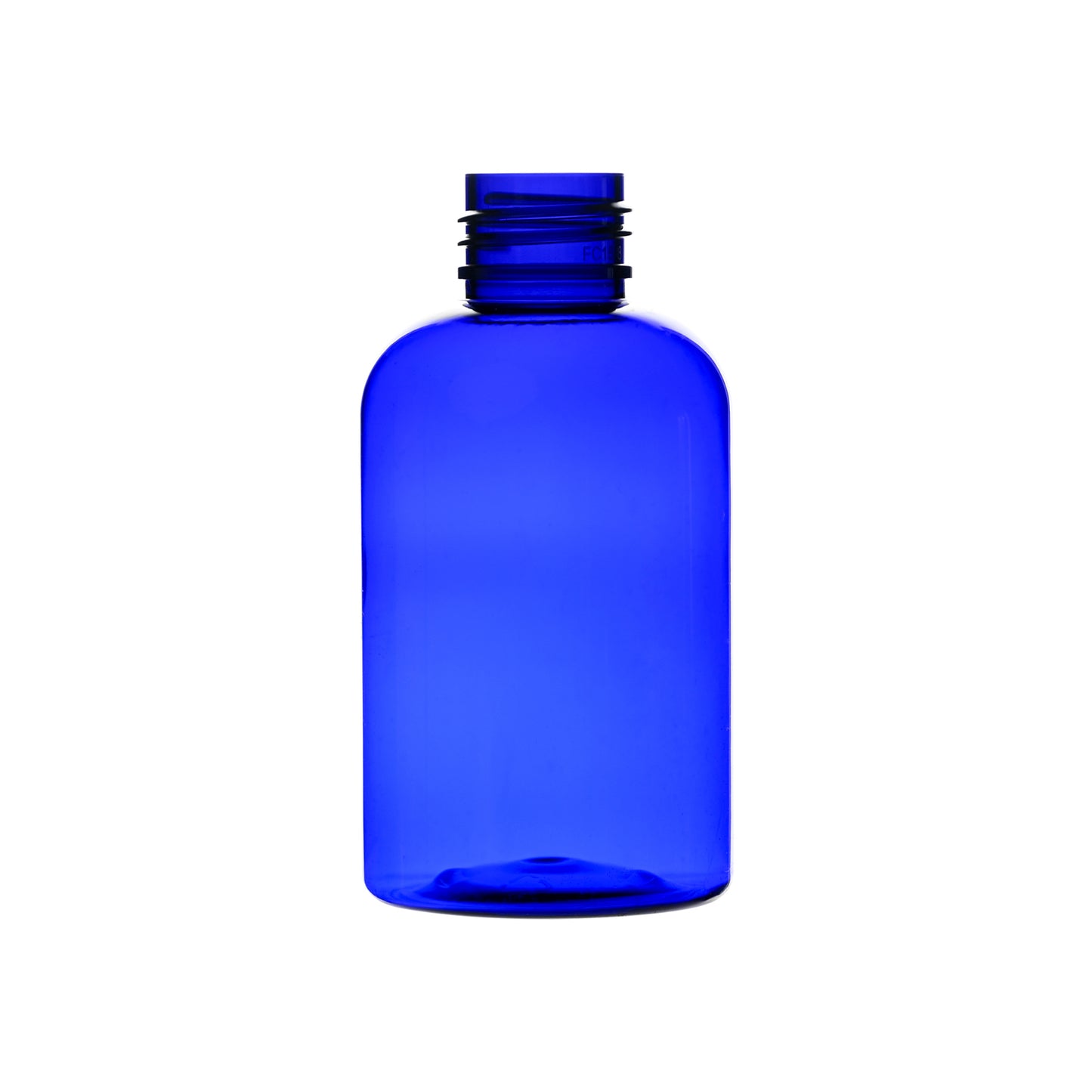 4 oz PET Plastic Squat Boston Round Bottles 24-410 Neck Finish