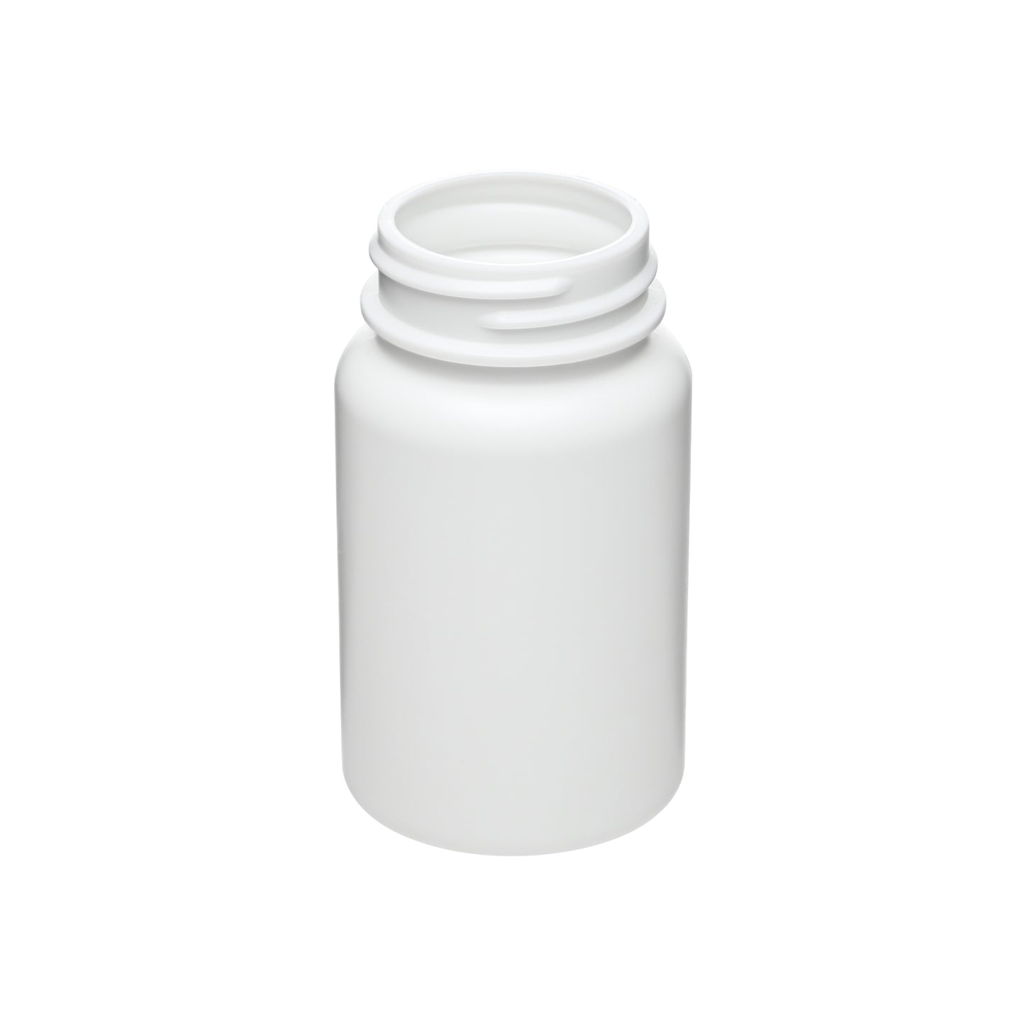 100cc White HDPE Packer Bottle 38-400 Neck