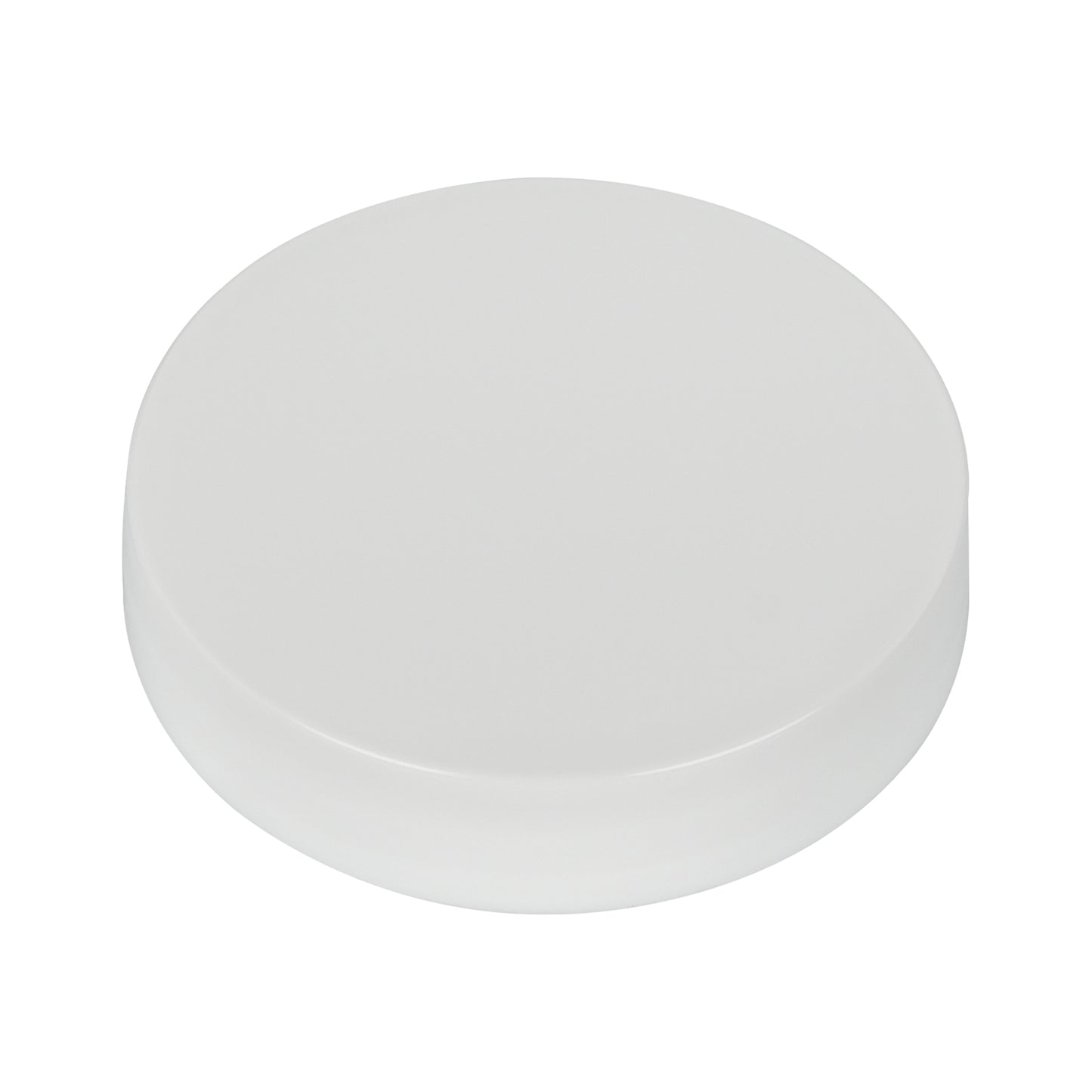 53-400 White PP Smooth Skirt Cap With Liner