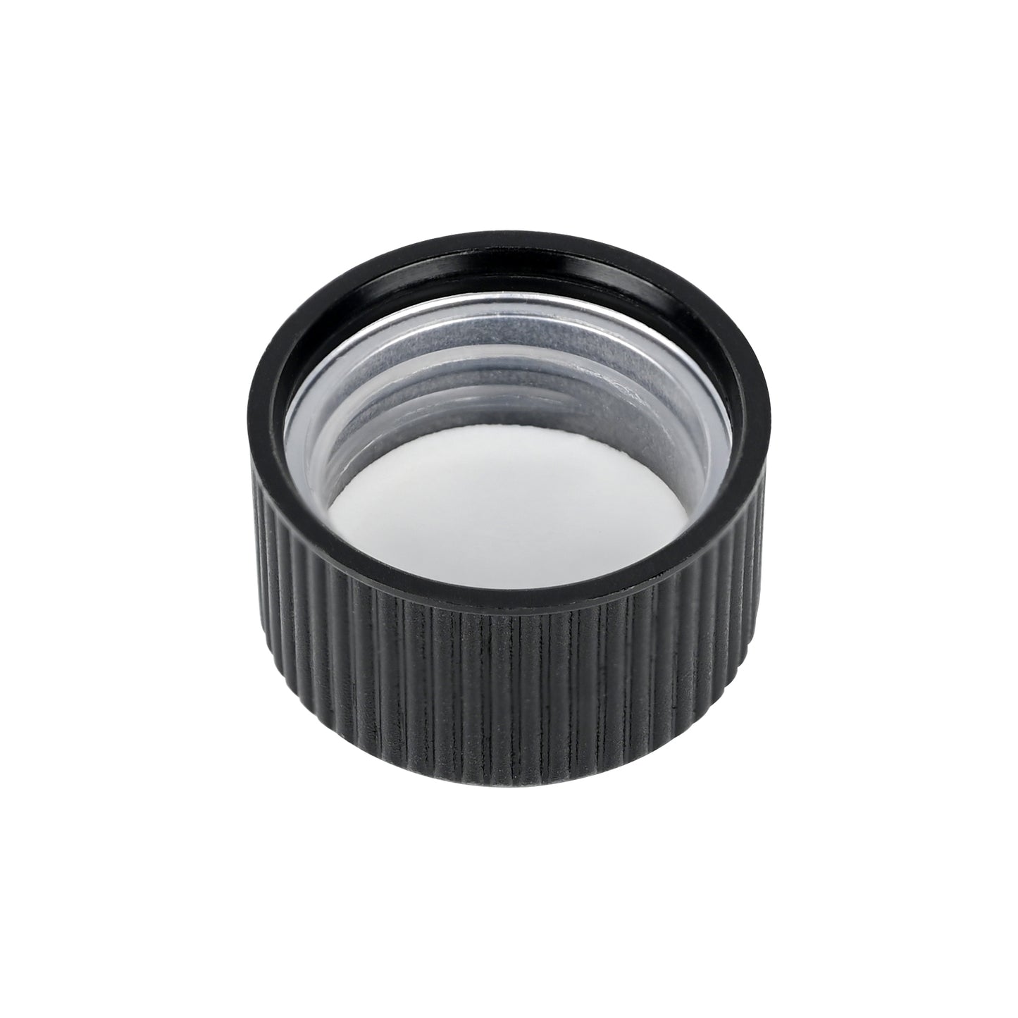20-400 Black Ribbed Skirt CRC PDT Cap with Liner