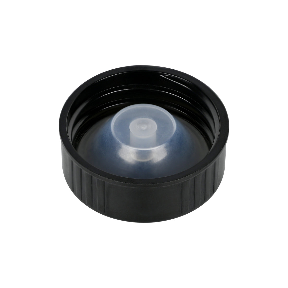 33-400 Black Semi Ribbed Skirt Phenolic Cap
