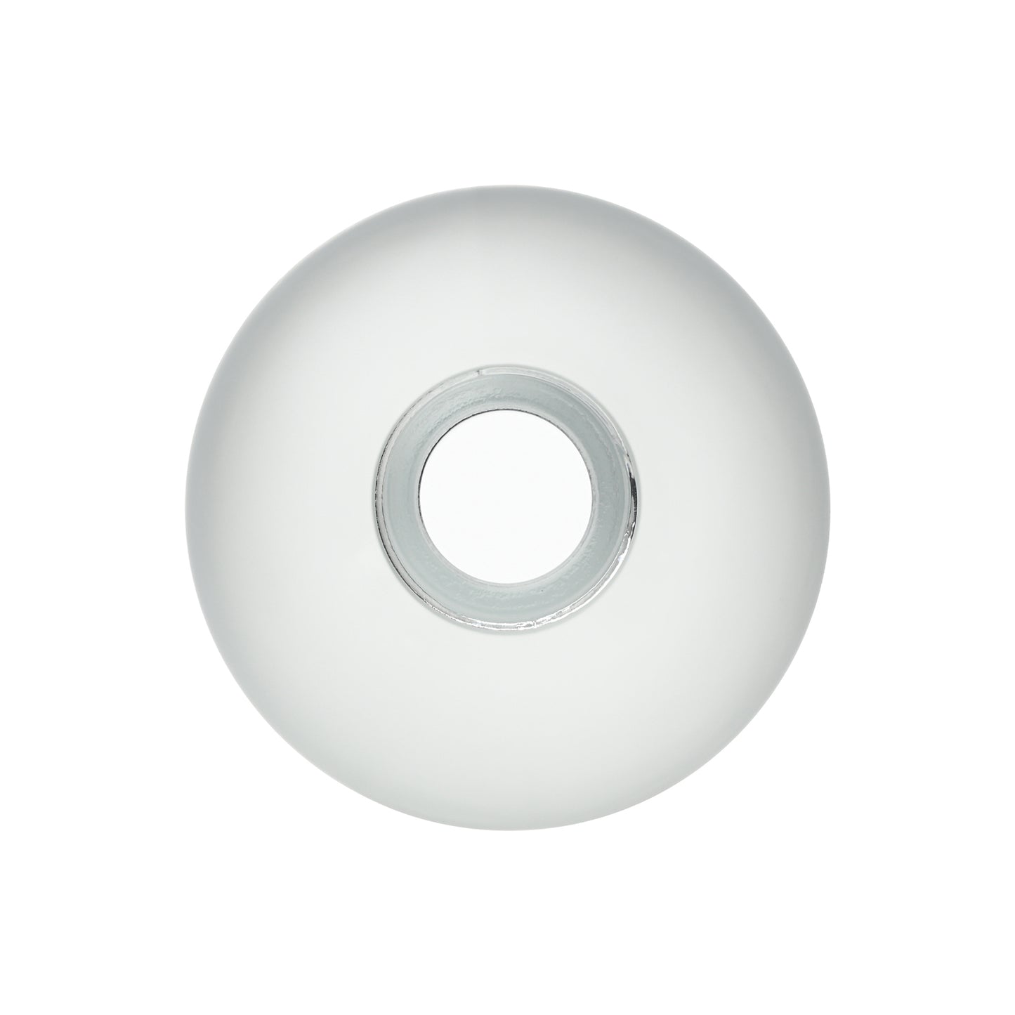 16 oz Frosted Clear Glass Boston Round Bottles 28-400 Neck Finish