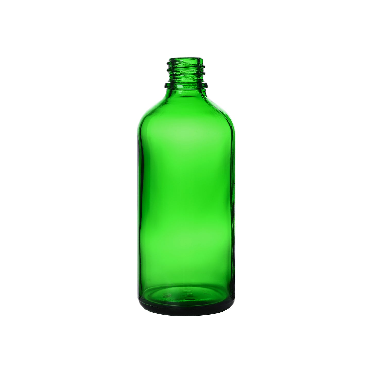 100 ml Glass Euro Round Bottle with 18 mm Neck Finish