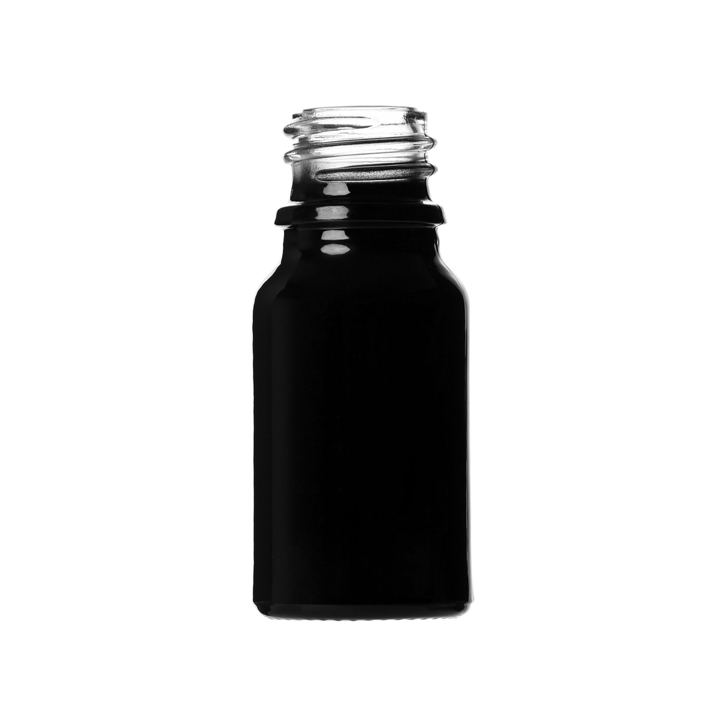 10 ml Clear Frosted Glass Euro Dropper Bottle with 18-410 Neck Finish