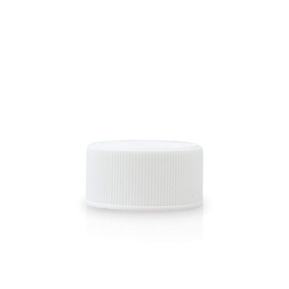 28-400 White Child-Resistant Screw Top Cap with PDT Instructions PE Liner-1