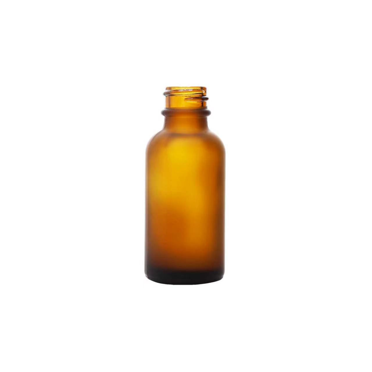 0.5 oz Boston Round Glass Bottles 18-400 Neck Finish