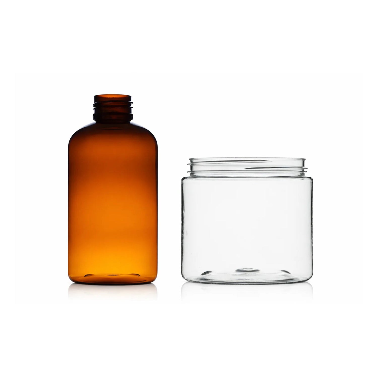 PLASTIC BOTTLES & JARS