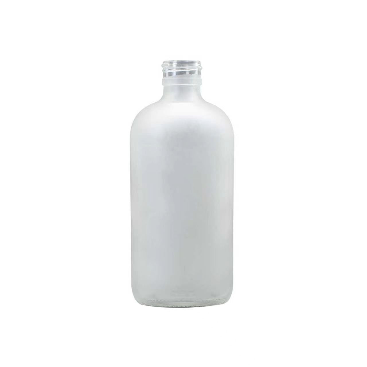 4 oz Glass Boston Round Bottles 24-400 Neck Finish