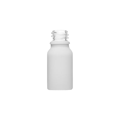 10 ml Clear Frosted Glass Euro Dropper Bottle with 18-410 Neck Finish