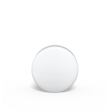 38-400 White Ribbed Child-Resistant Plastic Cap with Foam Liner Container Cosmetic Personal Container Bulk Wholesale FH Packaging