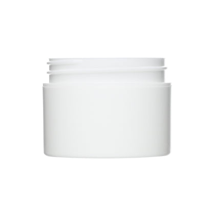 1 oz White PP Double Wall Straight Base Jars with 53-400 Neck Finish
