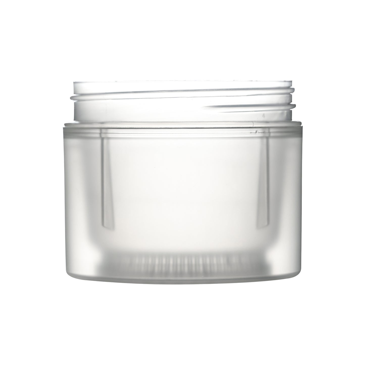 2 oz PP Double Wall Straight Base Jar with 58-400 Neck Finish