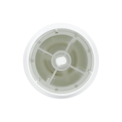 75g White Plastic Twist Up Solid Stick with White Screw Cap & Disc