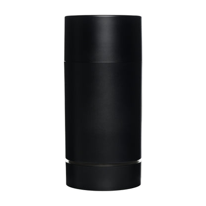 75g Matte Black Plastic Twist Up Solid Stick with Matte Black Screw Cap & Disc