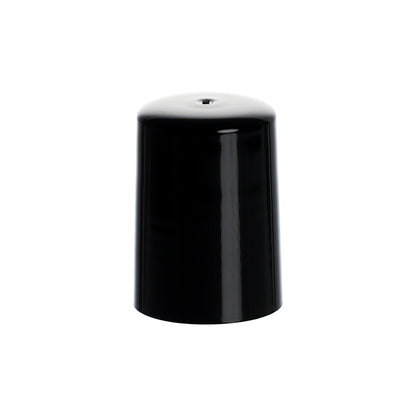 16mm Black PP Plastic Smooth Skirt Screw Cap for FG17 Roll-On Bottles