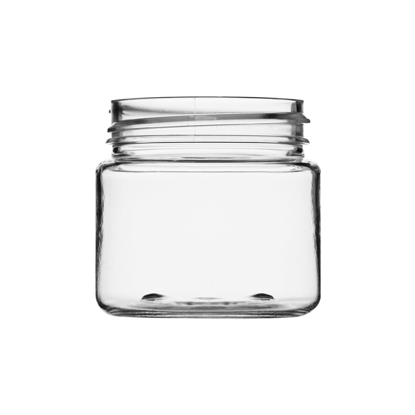 1 oz Clear PET Straight Sided Jars 38-400 Neck Finish