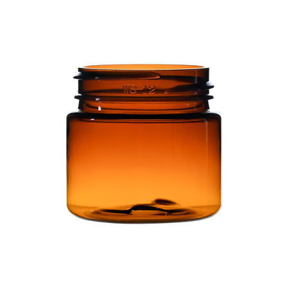 1 oz Clear PET Straight Sided Jars 38-400 Neck Finish