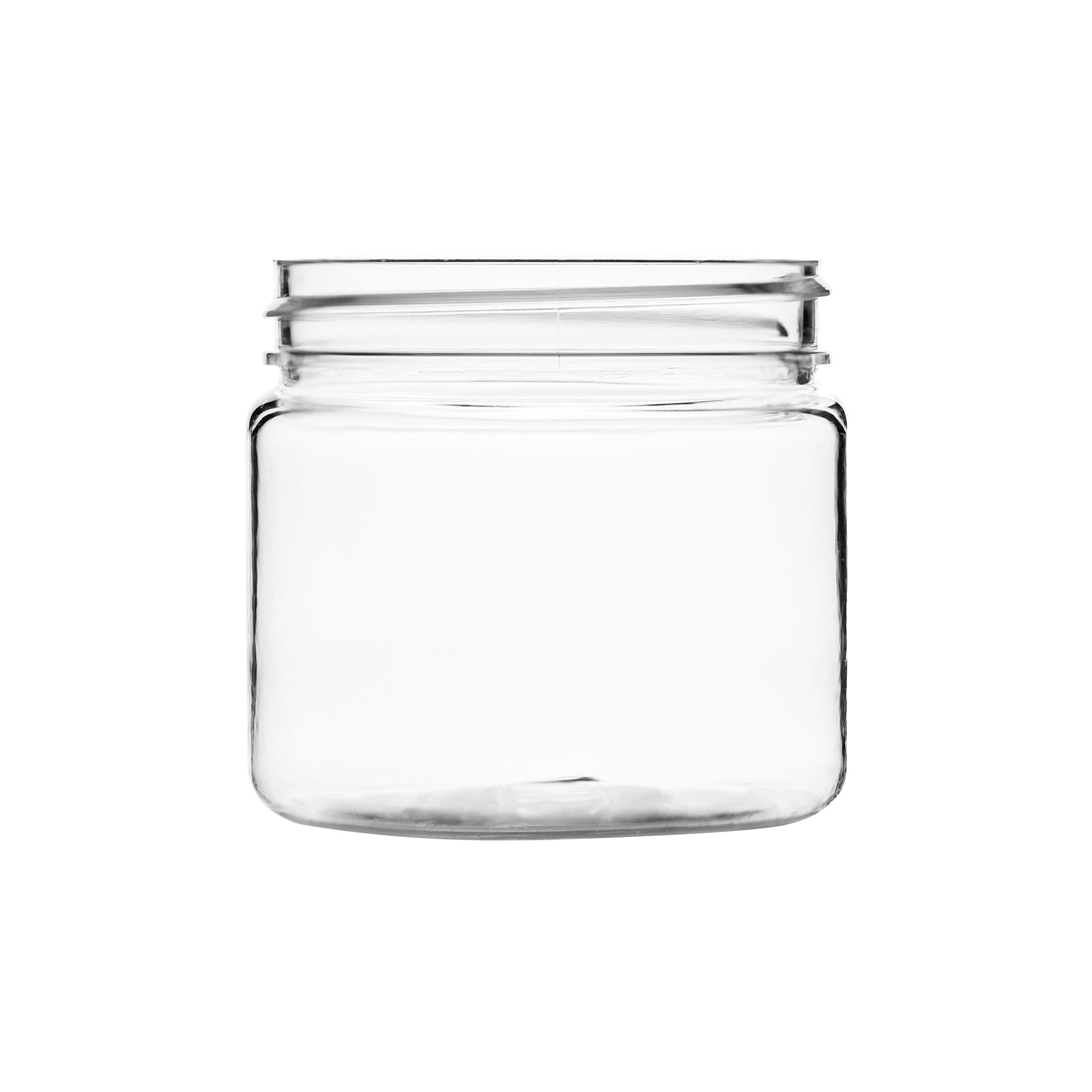 2 oz PET Straight Sided Jars 48-400 Neck Finish