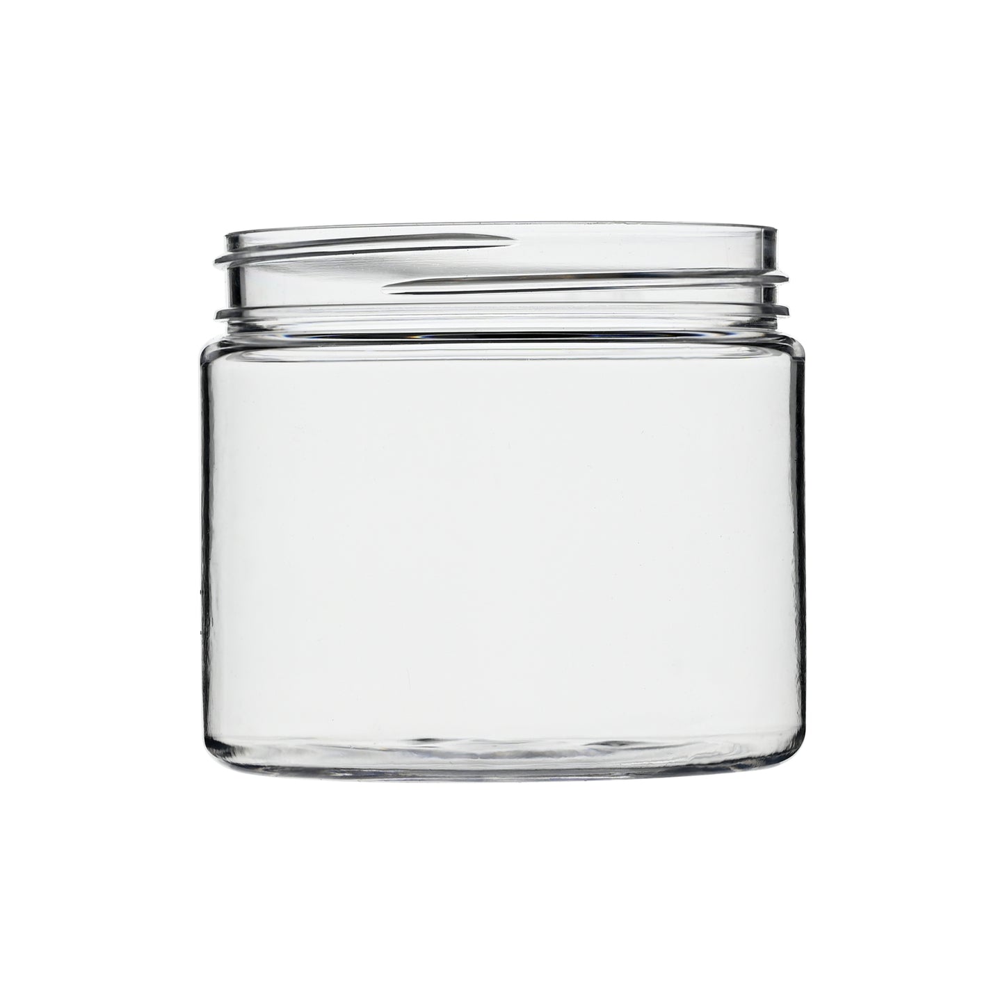3 oz Clear PET Straight Sided Jars 58-400 Neck Finish