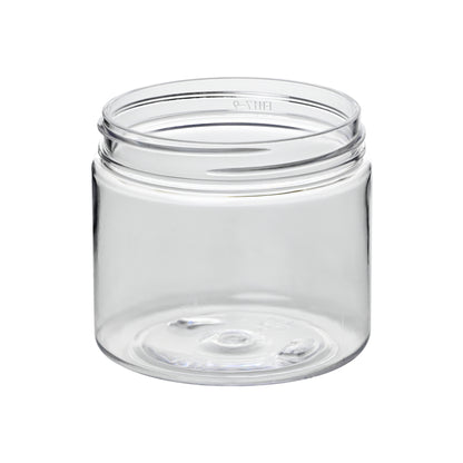3 oz Clear PET Straight Sided Jars 58-400 Neck Finish
