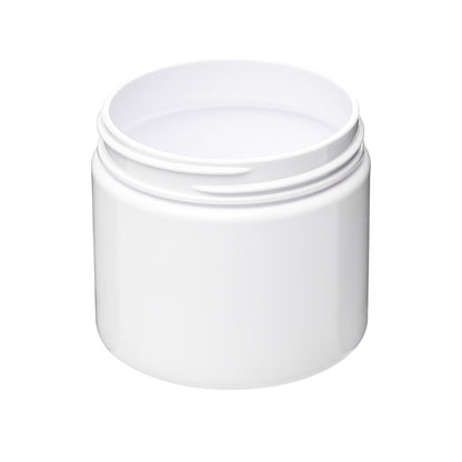 3 oz PET Straight Sided Jars 58-400 Neck Finish tilted view