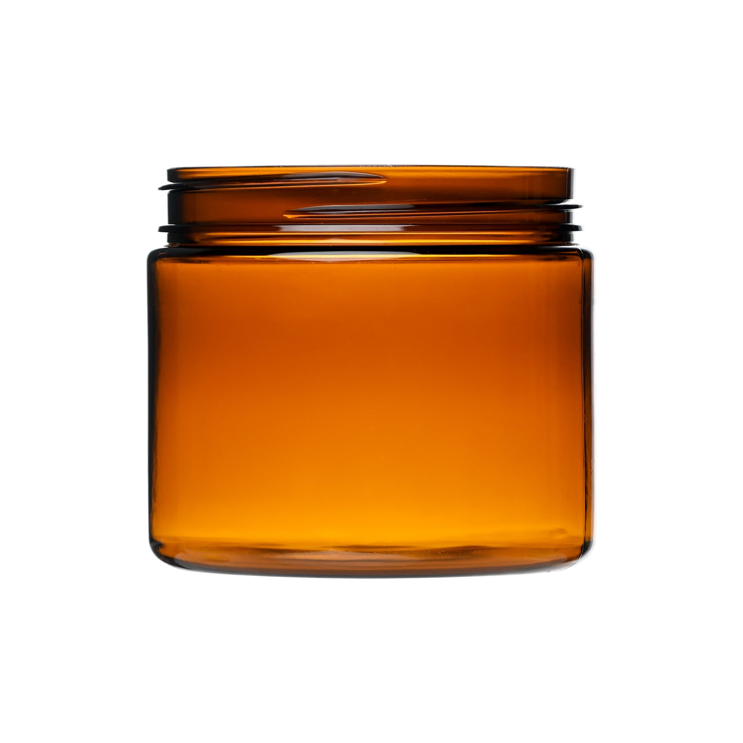 3 oz Amber PET Straight Sided Jars 58-400 Neck Finish