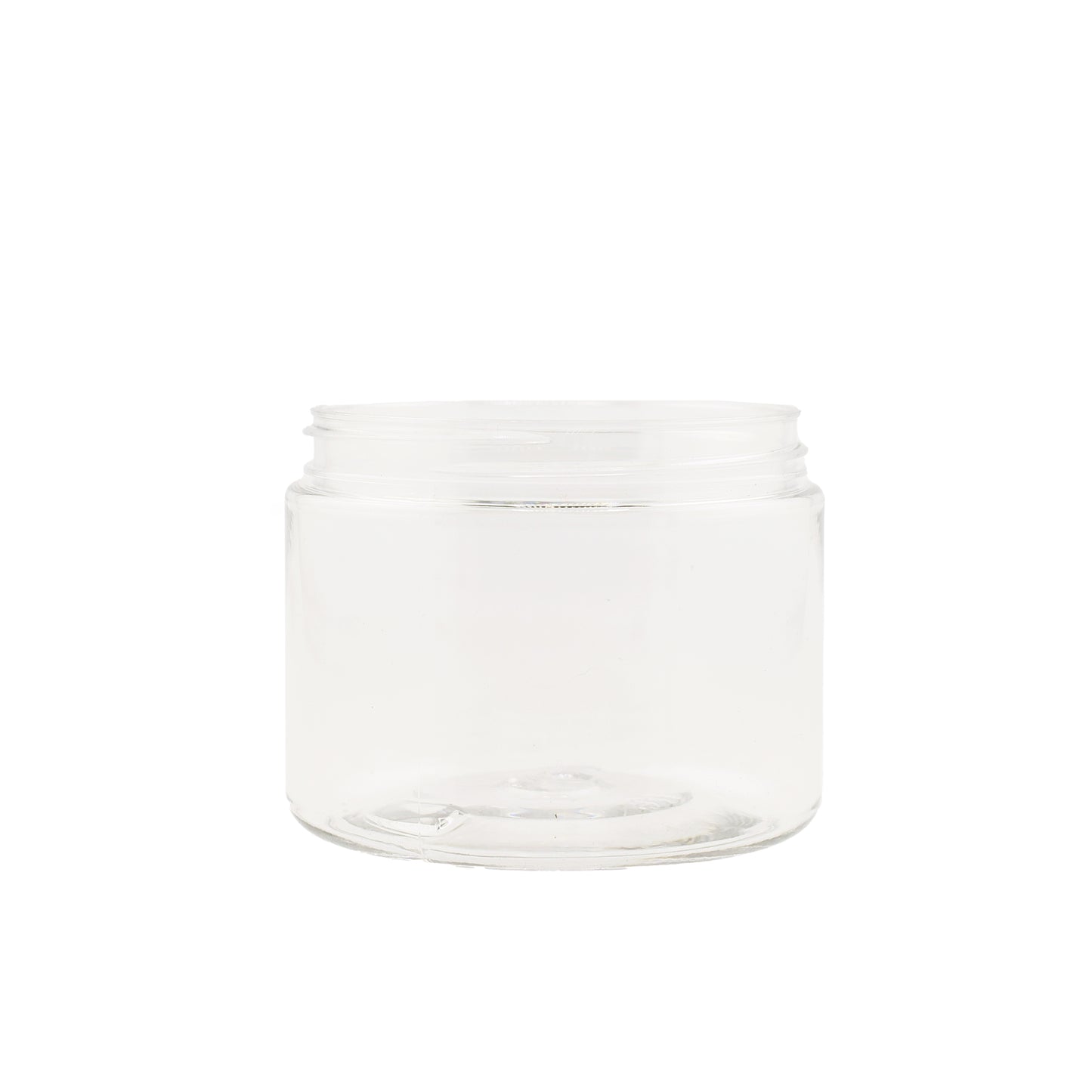 6 oz Clear PET Straight Sided Jars 70-400 Neck Finish