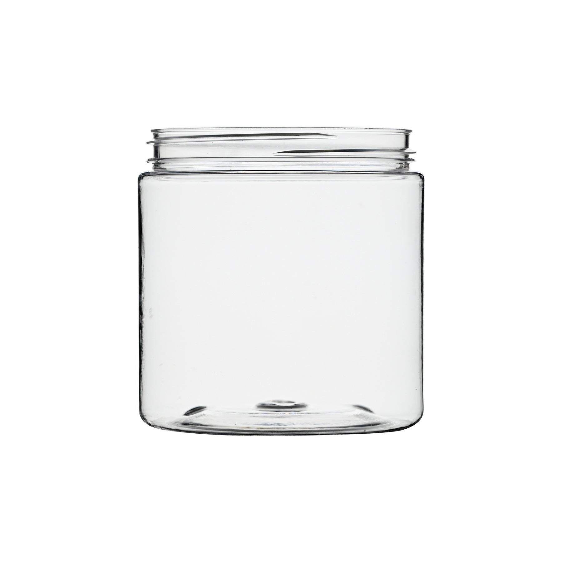 8 oz PET Straight Sided Jars 70-400 Neck Finish