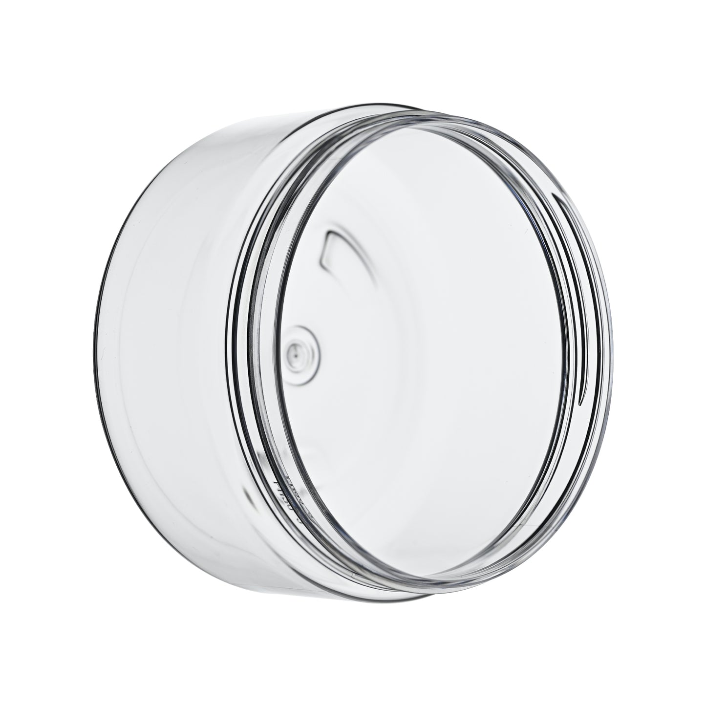 8 oz Clear PET Straight Sided Jars 89-400 Neck Finish