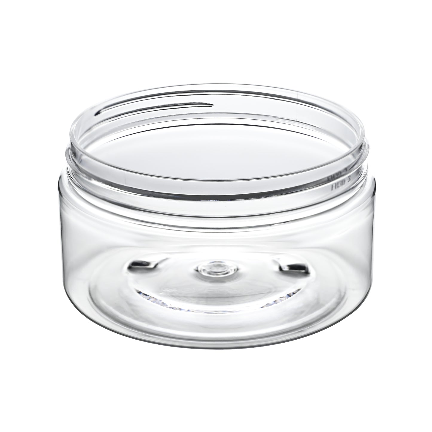 8 oz Clear PET Straight Sided Jars 89-400 Neck Finish