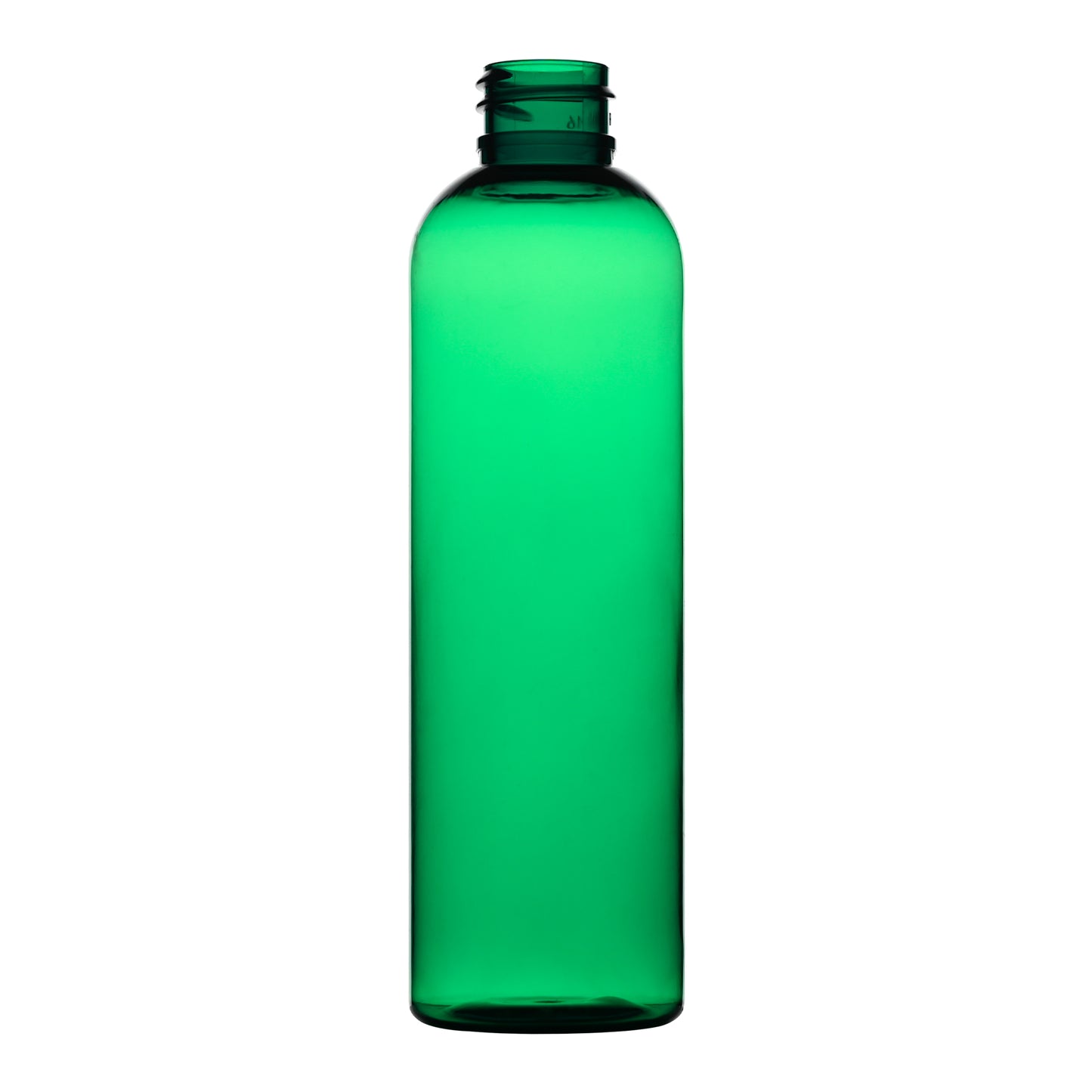 4 oz Green PET Bullet Round Bottle 20-410 Neck Finish