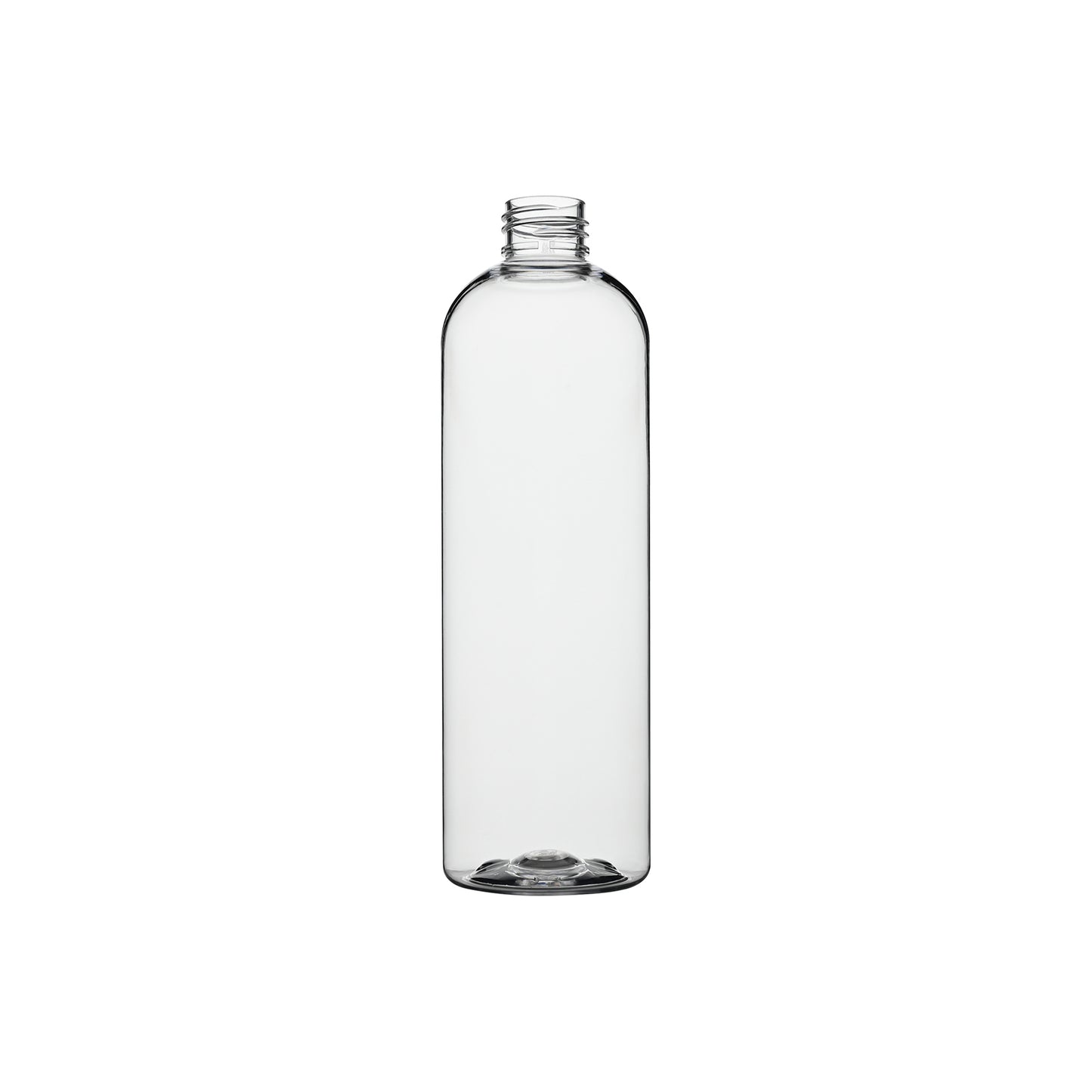 12 oz PET Cosmo Round Bottle 24-410 Neck Finish