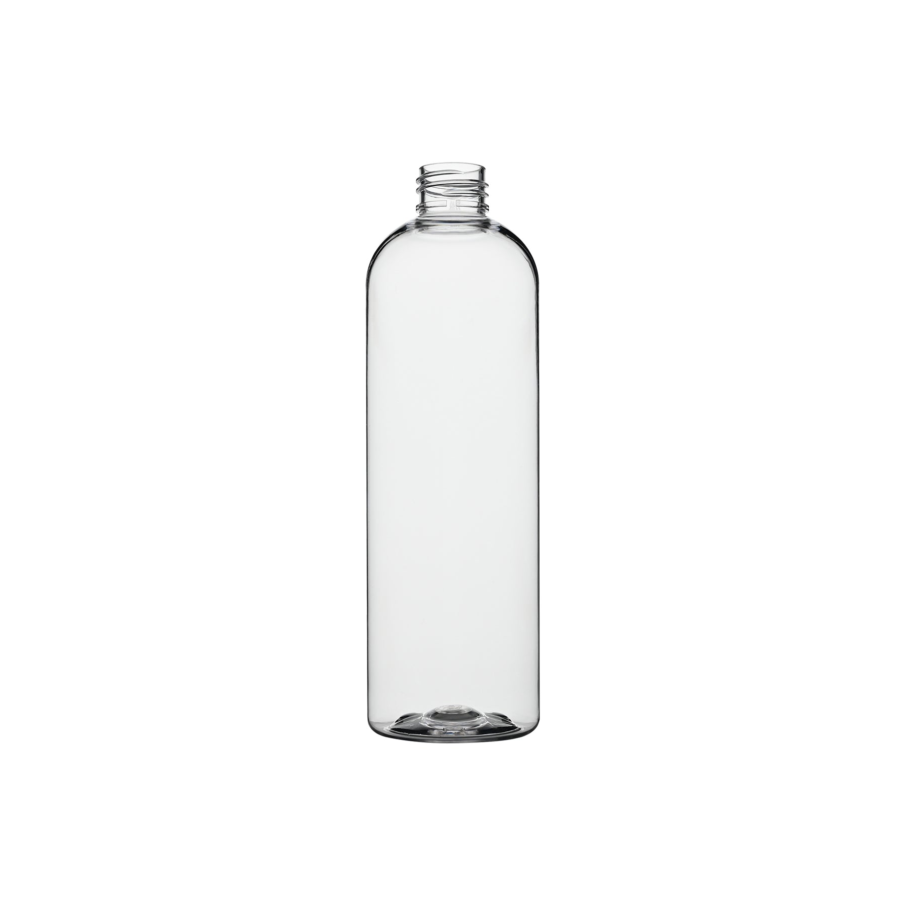 12 oz PET Cosmo Round Bottle 24-410 Neck Finish