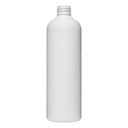 12 oz White PET Bullet Round Bottle 24-410 Neck Finish side view