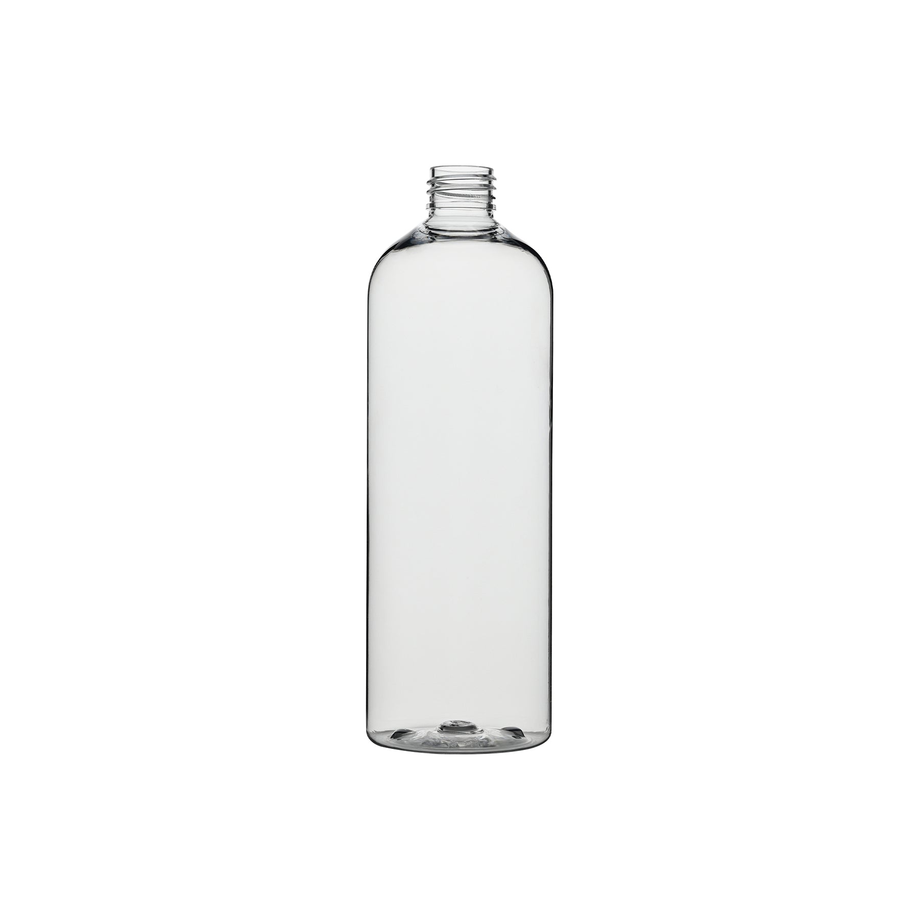 16 oz PET Cosmo Round Bottle 24-410 Neck Finish