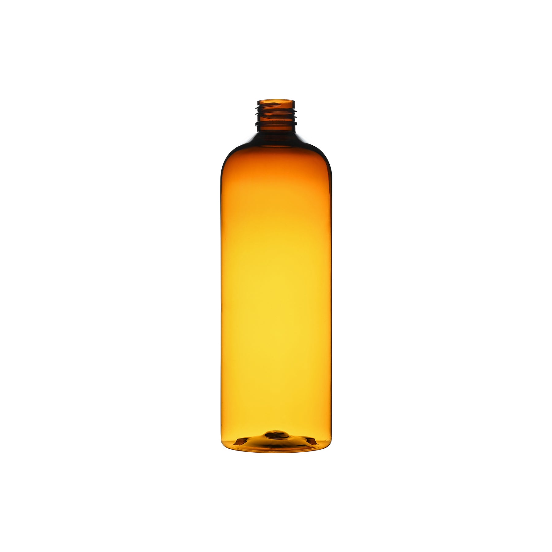 16 oz PET Cosmo Round Bottle 24-410 Neck Finish