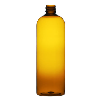 16 oz PET Cosmo Round Bottle 24-410 Neck Finish