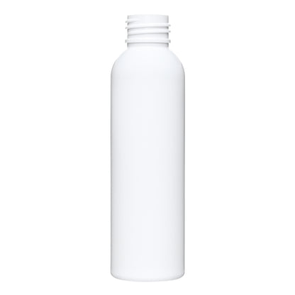 4 oz White PET Bullet Round Bottle 24-410 Neck Finish