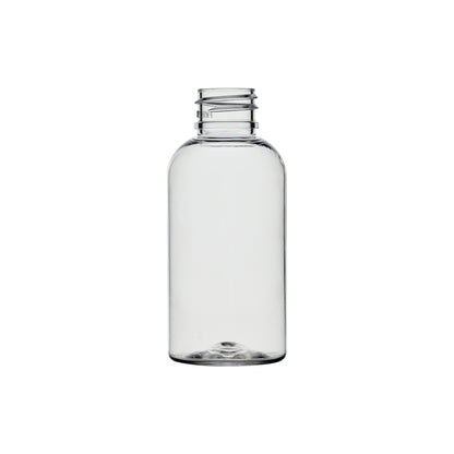 2 oz PET Plastic Boston Round Bottle 20-410 Neck Finish