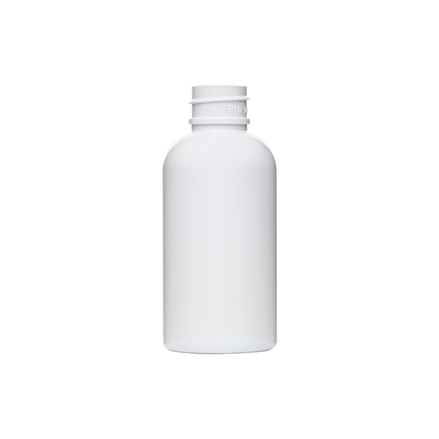 2 oz PET Plastic Boston Round Bottle 20-410 Neck Finish