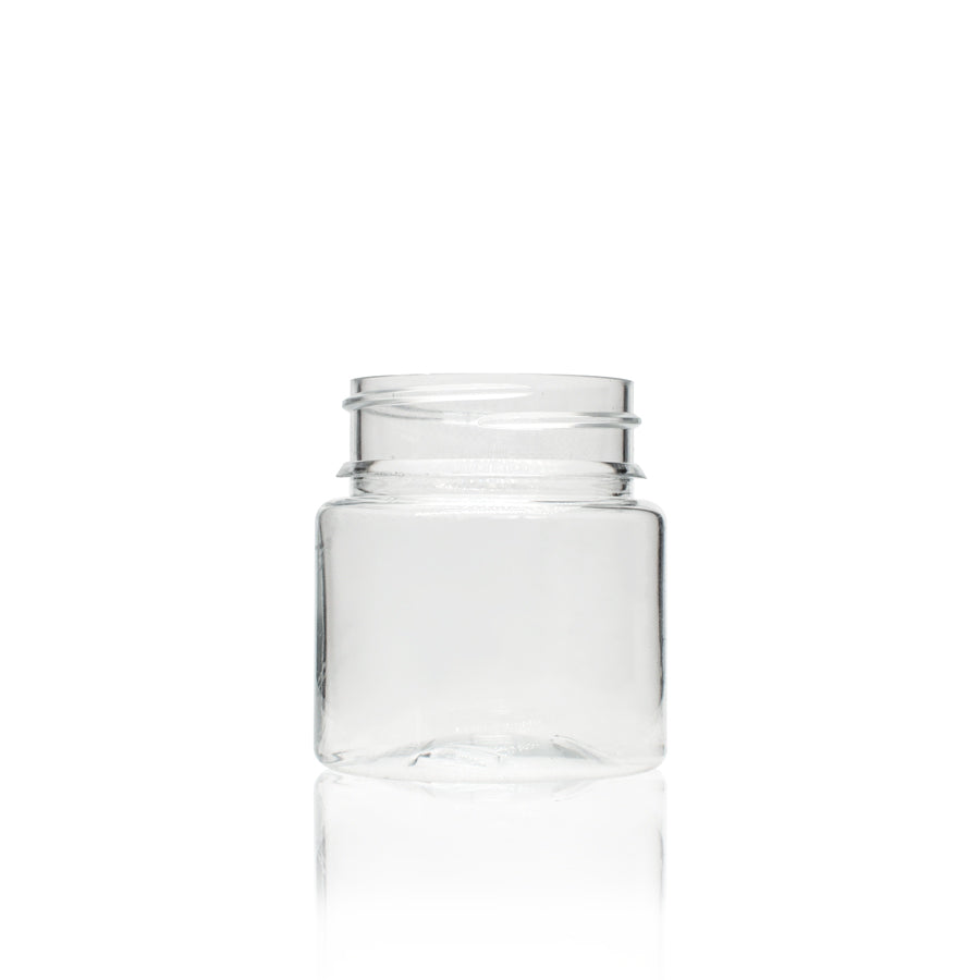 60g Clear PET Round Jar 42-400 Neck Finish