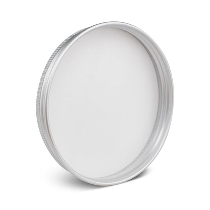 89-400 Silver Aluminum Screw Top Cap Liner
