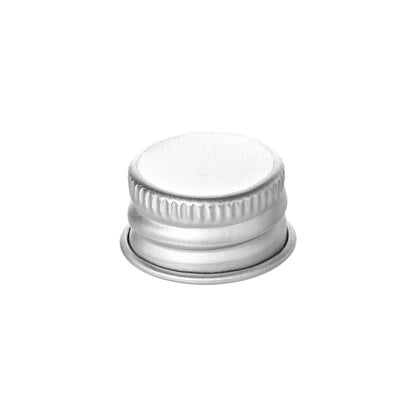 18-410 Silver Aluminum Screw Top Cap