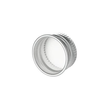 18-410 Silver Aluminum Screw Top Cap