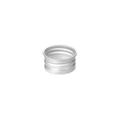 24-410 Silver Aluminum Screw Top Cap with PE Liner