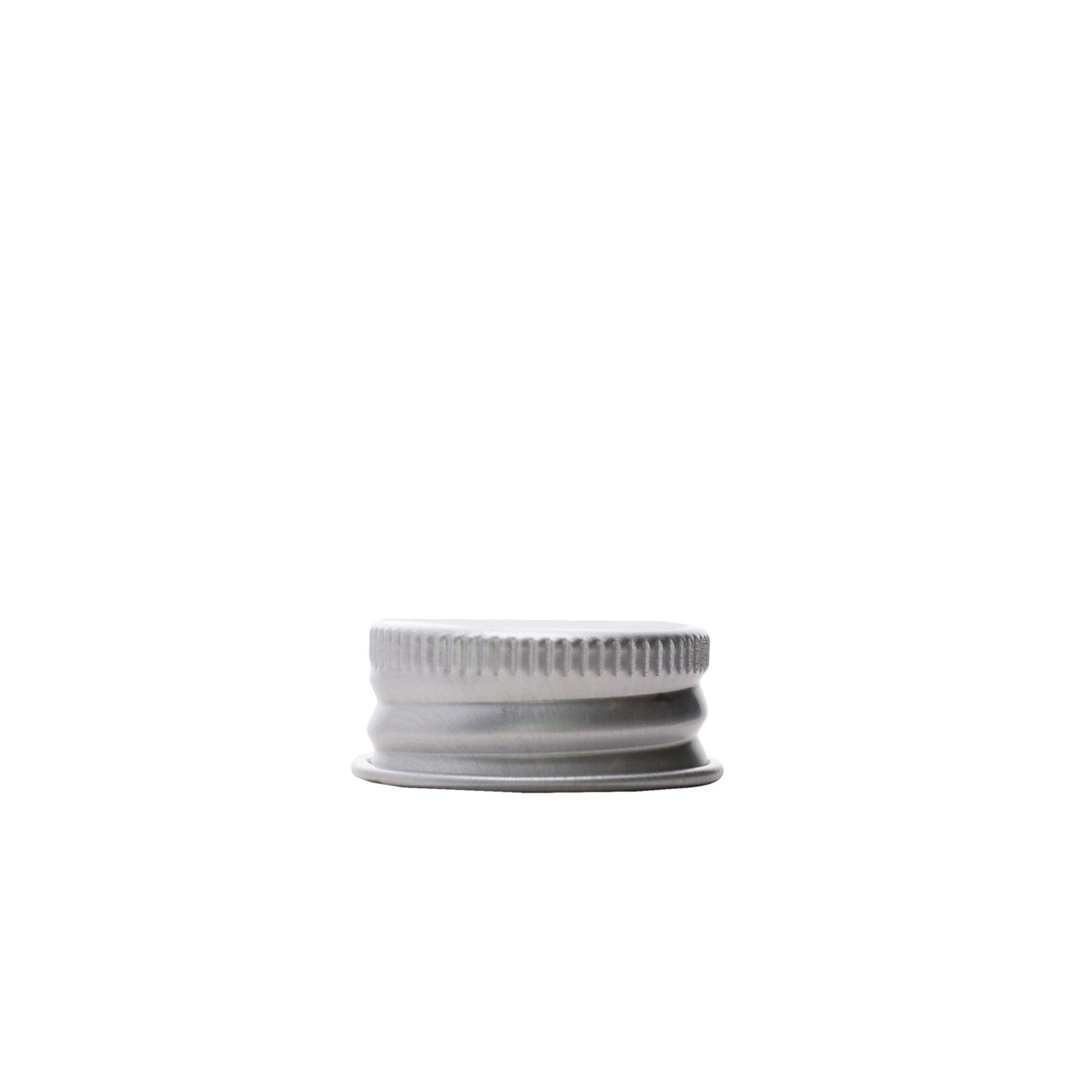 Side view of 28-H13 Silver Aluminum Screw Top Cap