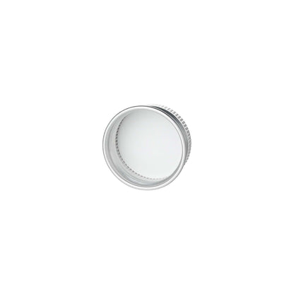 28-410 Silver Aluminum Screw Top Cap
