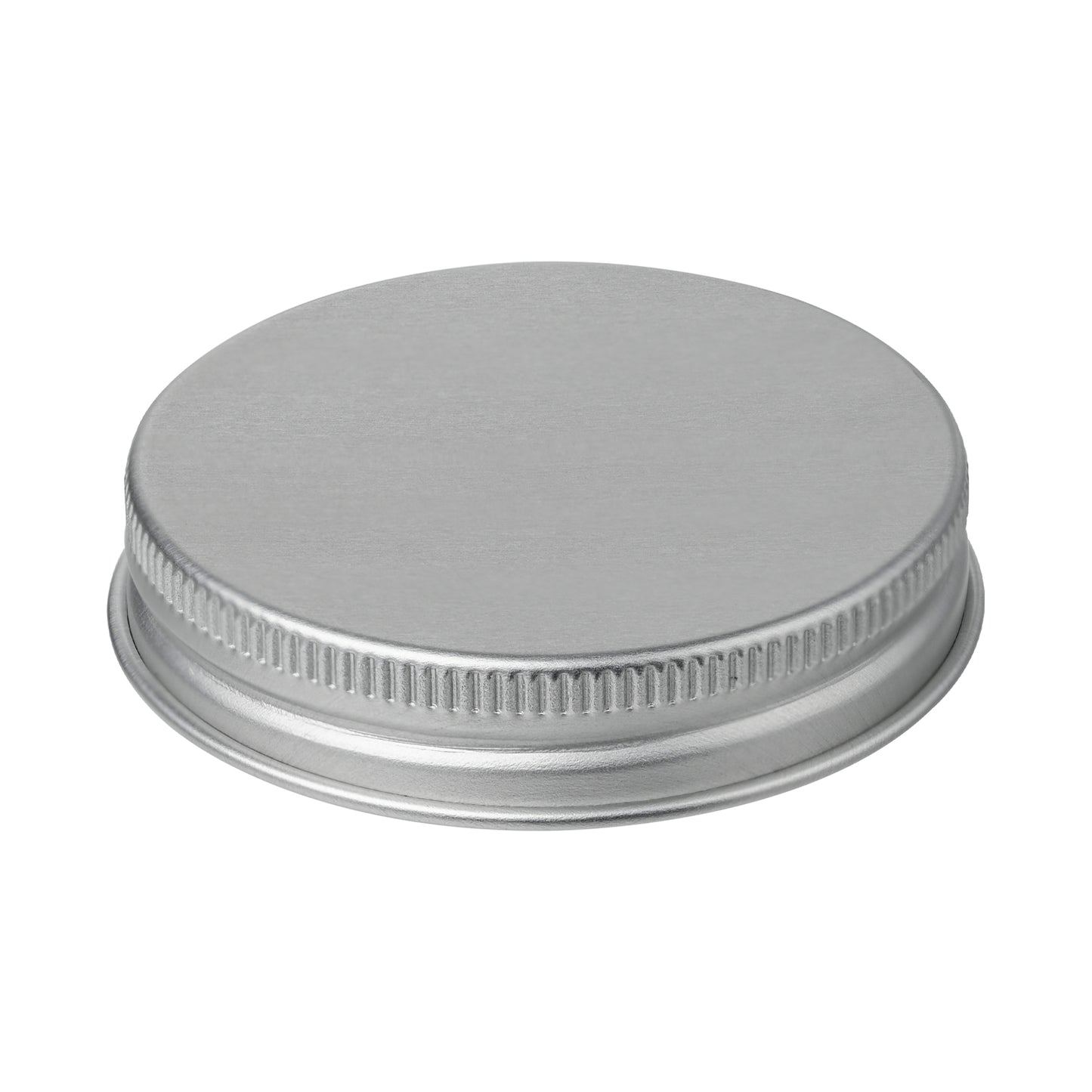 58-400 Silver Aluminum Screw Top Cap with PE Liner